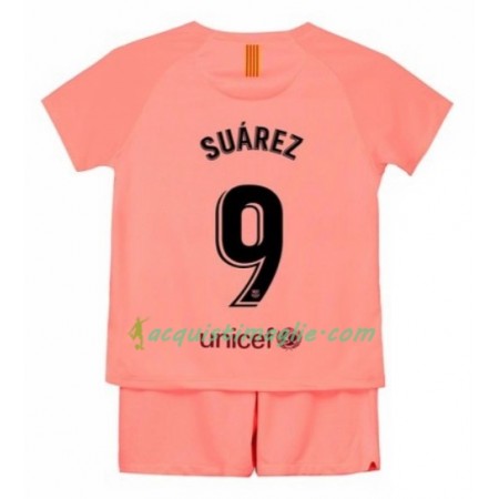 Divisa di Calcio Barcellona Suarez 9 Bambino Terza 2018/2019